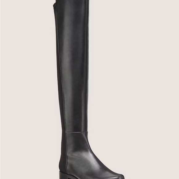 Stuart Weitzman Black Over the Knee Cadet Boots. WORN ONCE. - Picture 13 of 15